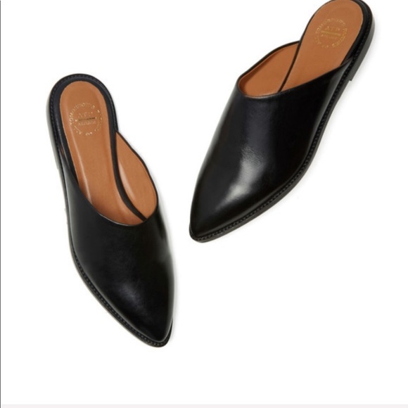 atp atelier Shoes - ATP ATELIER “Anzi” Slide Black Leather Mules